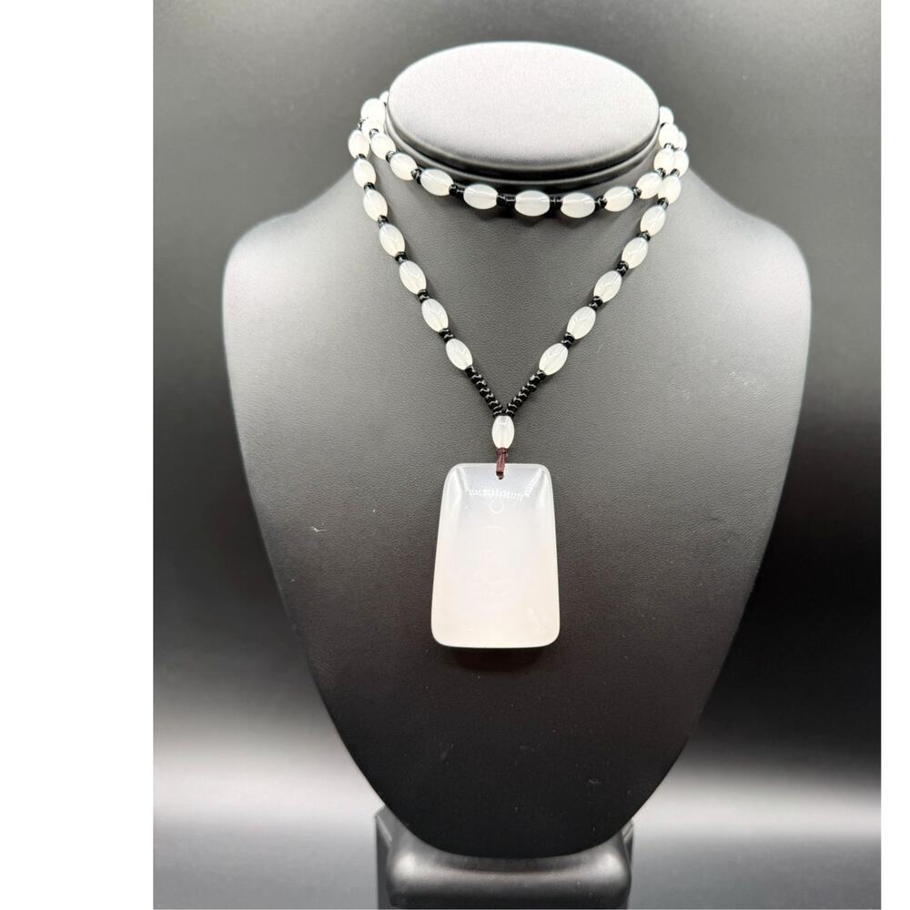 Chinese Amulet Style-Wu Shi Pai (Peace & Safety) Pendant Necklace